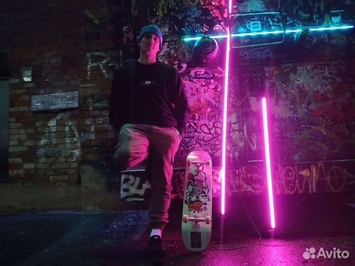 Лампа rgb угловой торшер