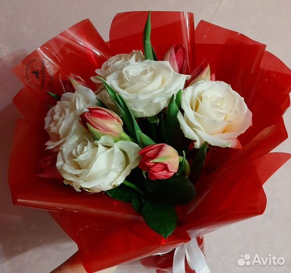 Живые цветы букеты