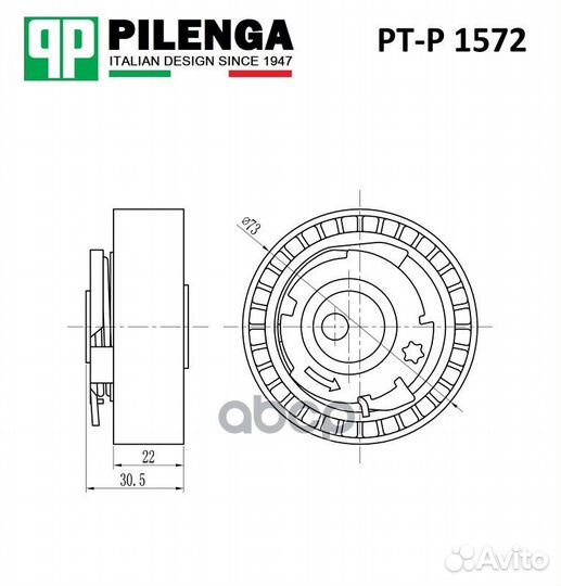 Ролик ремня грм renault logan/sandero 1.4-1.6i