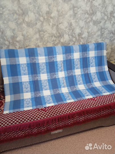 Скатерть новая льняная СССР(145 х 170)см