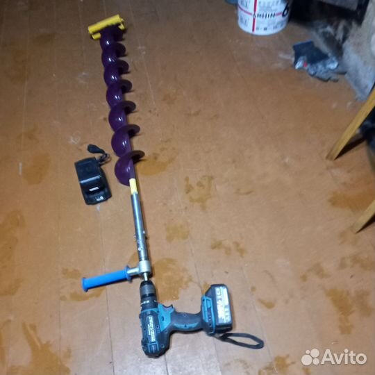 Электро бур для рыбалки