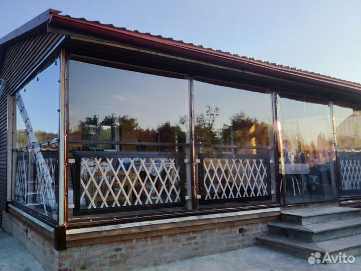 Мягкие окна пвх / Уличные шторы