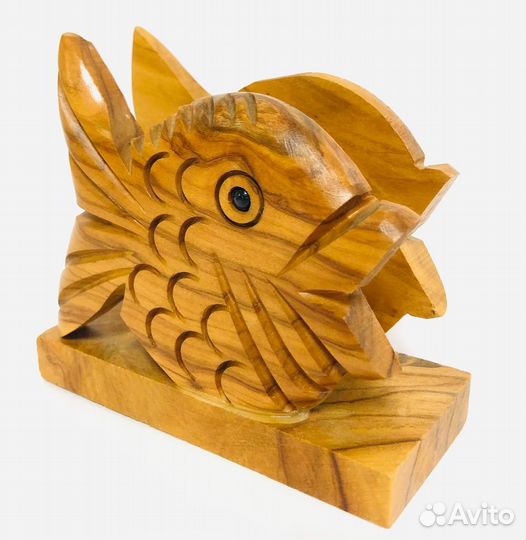 Набор для лимона. Салфетница. Дерево. Резьба