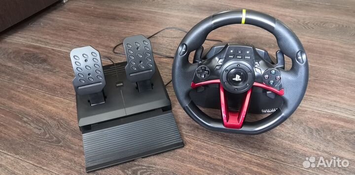 Игровой руль с педалями для ps4