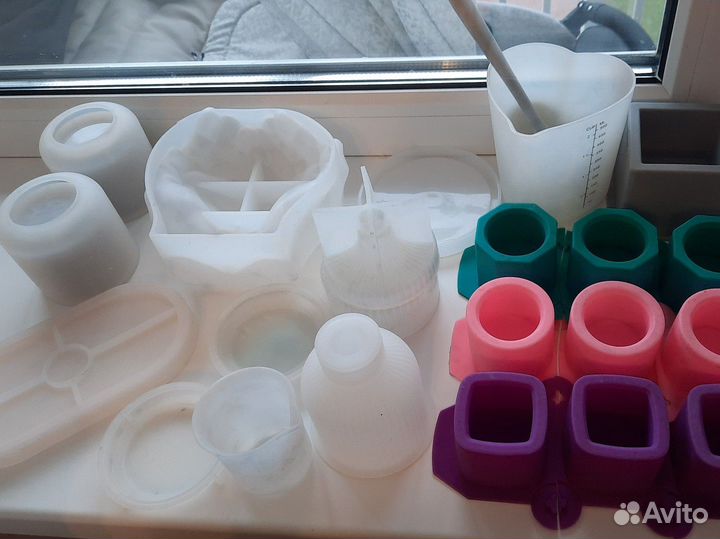 Молды для гипса, набор гипсодела