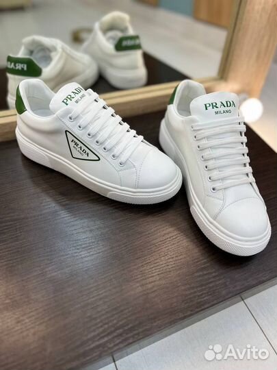 Кеды Prada белые