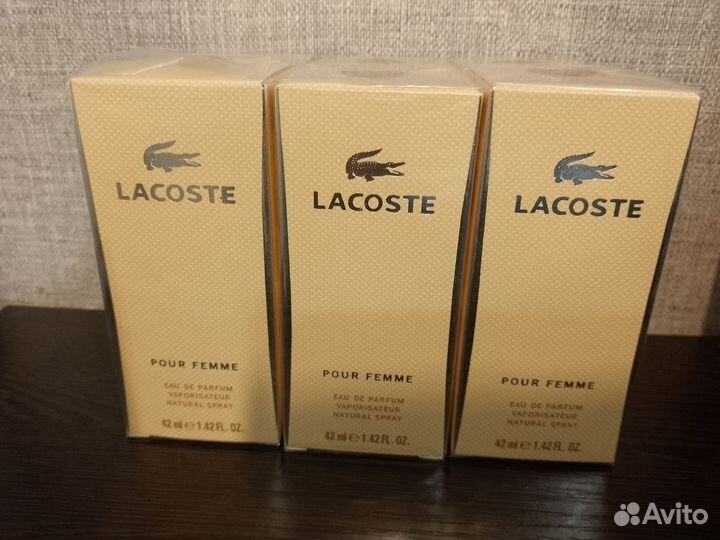 Духи lacoste женские