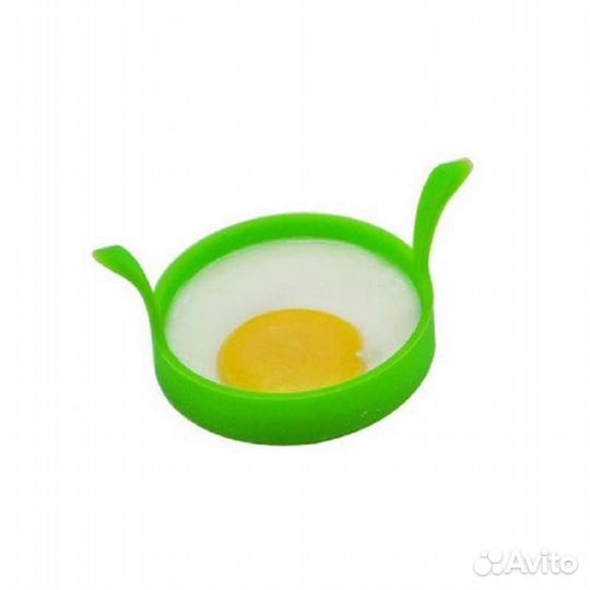 Силиконовая форма для яичницы и оладий, с ручками