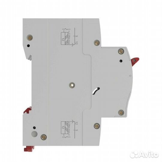 Выключатель автоматический модульный 2п C 40А 6кА MD63N YON MD63N-2PC40