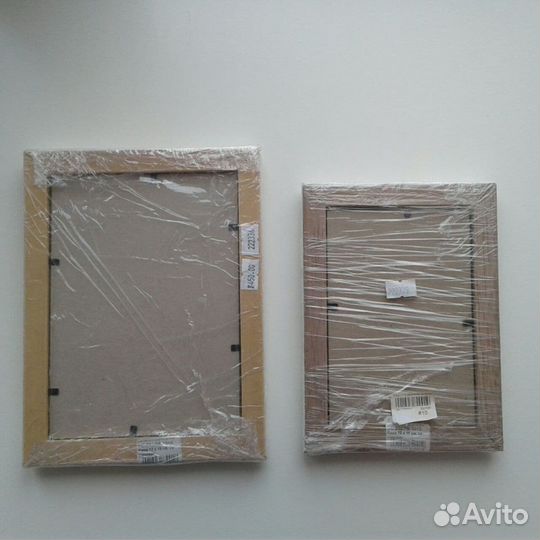 Белая рама со стеклом 13 х 18 см