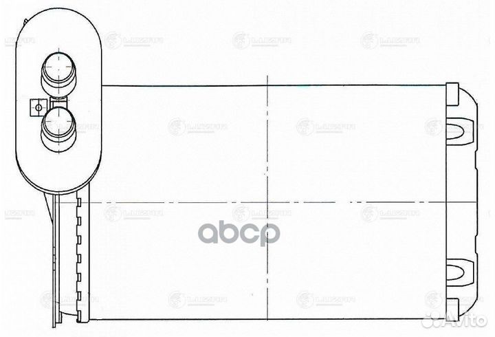 Радиатор отопителя LRh1831 luzar