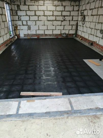 Модульный пол для гаража