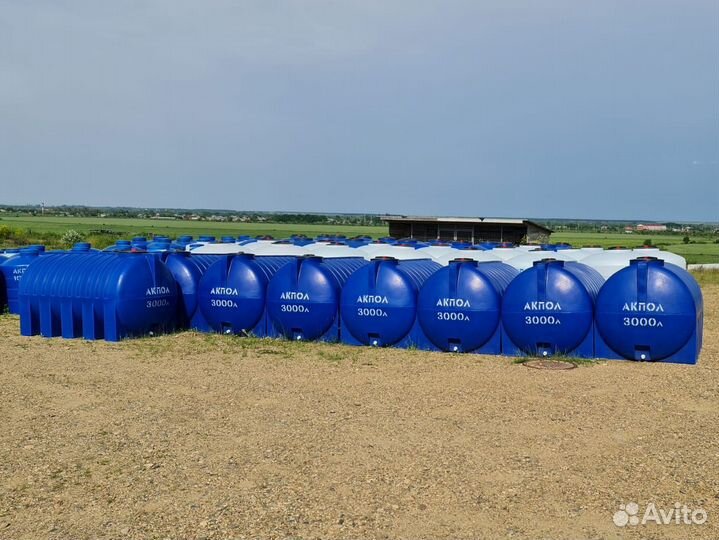 Емкость для воды / бочка пластиковая / бак