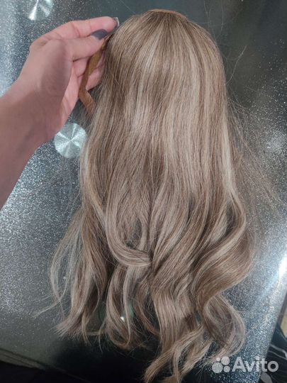 Накладной хвост из натуральных волос