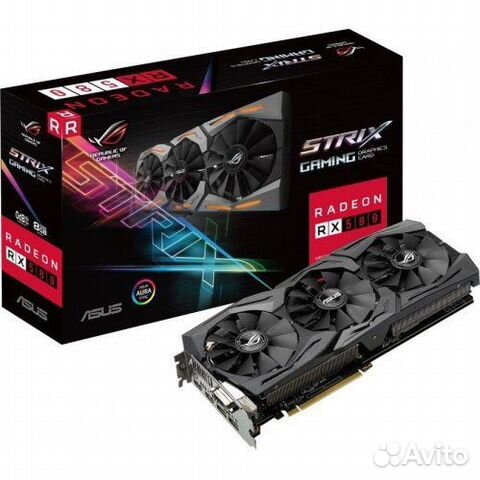 Radeon rx 480 8gb asus rog strix