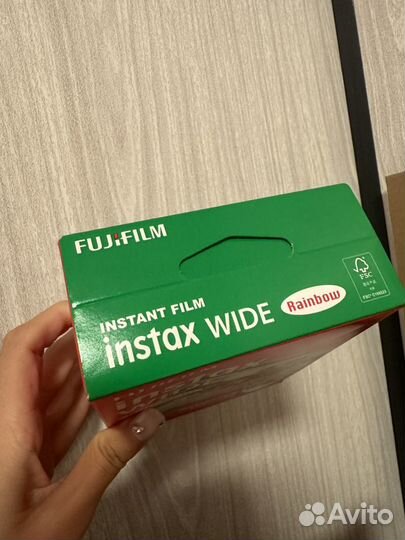 Fujifilm instax wide картриджи rainbow