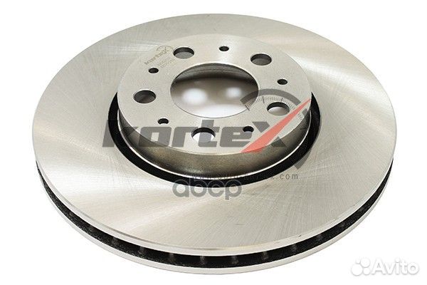 Диск торм. пер.вент.286x26 5 отв. KD0259 kortex