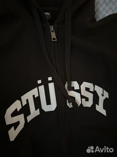 Зип худи stussy
