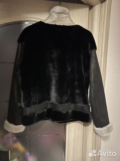 Дубленка авиатор женская 48 50