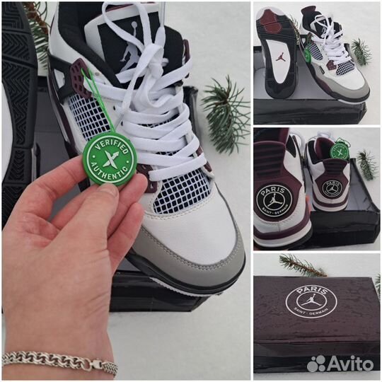 Кроссовки nike air jordan 4 psg