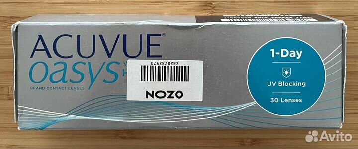 Линзы контактные acuvue oasys однодневные