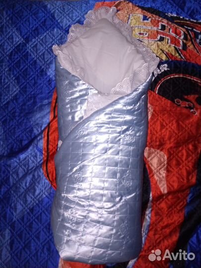 Конверт-одеяло для новорождённого зимний