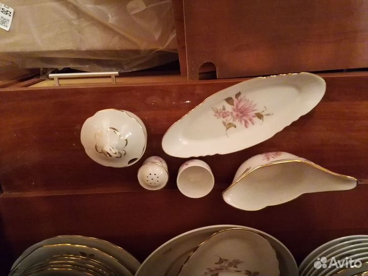 Сервиз столовый дулево хризантема