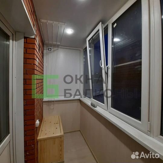 Остекление балконов. Окна пвх