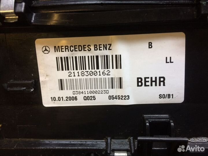 Печка в сборе Mercedes W219 W211 CLS 350