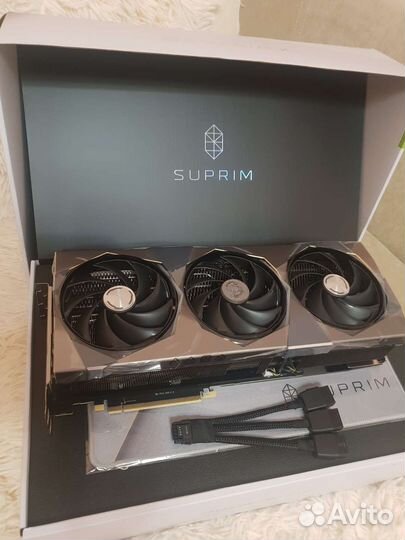 Видеокарта MSI GeForce RTX 4070 Ti suprim X