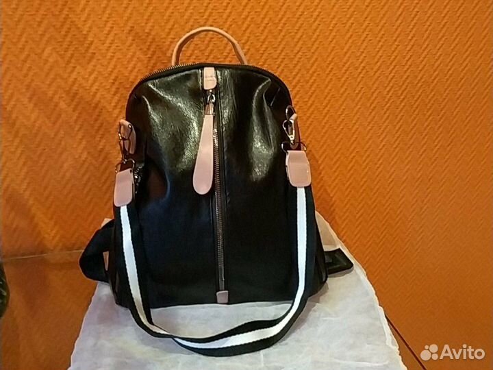 Сумка рюкзак новая натуральная кожа