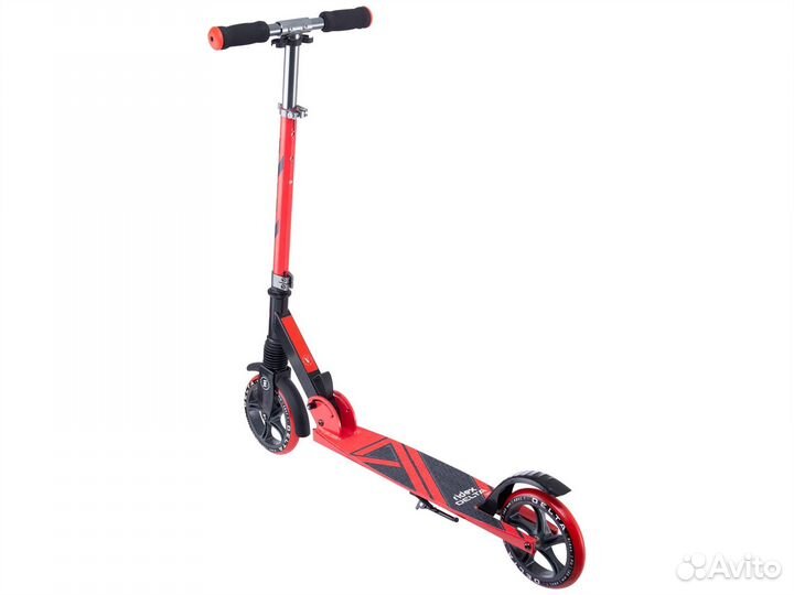 Самокат складной Ridex Delta 180 мм, красный