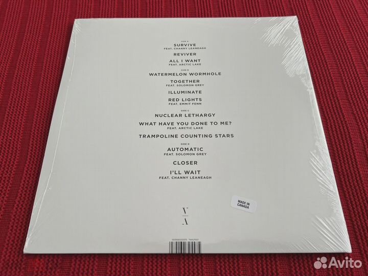 Lane 8 Reviver NEW sealed white vinyl 2LP