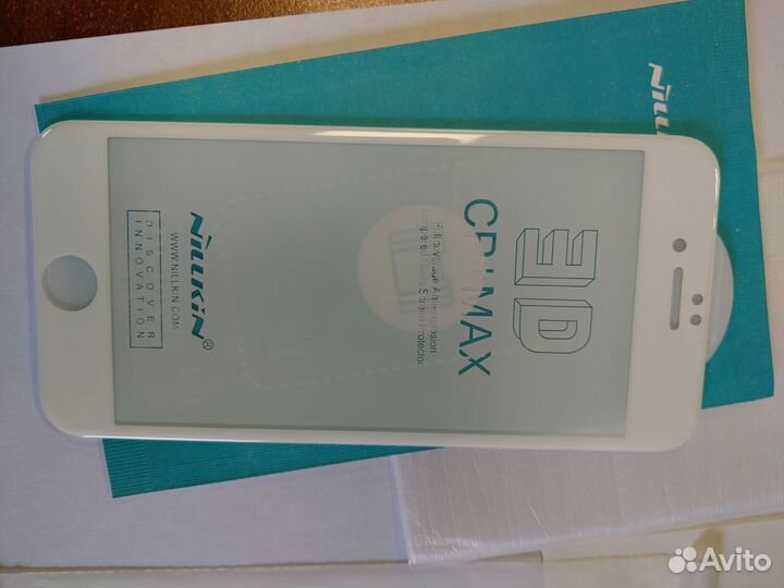 Защитное стекло iPhone 7/8 white Nillkin