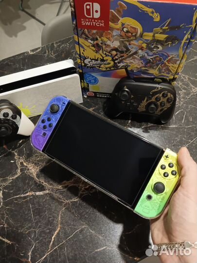 Nintendo switch oled Splatoon edition