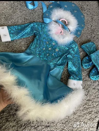 Новогодний костюм для девочки 80 86размер