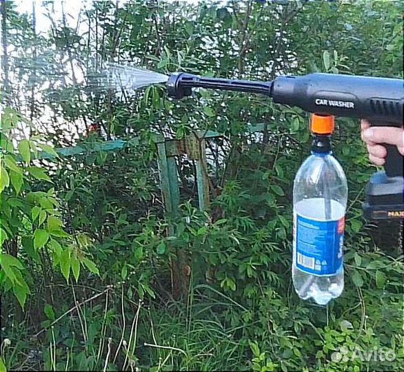 Мойка высокого давления на аккумуляторе мощная 6в1