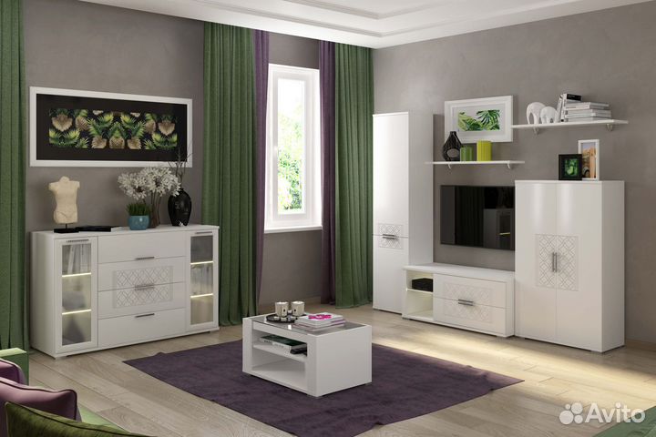 Тумба под тв Тиффани М14 малая