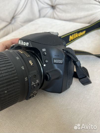 Зеркальный фотоаппарат Nikon d3200 + обьектив