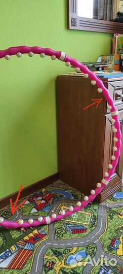 Обруч хулахуп массажный