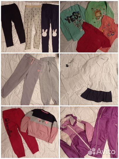 Вещи пакетом на девочку 110-116