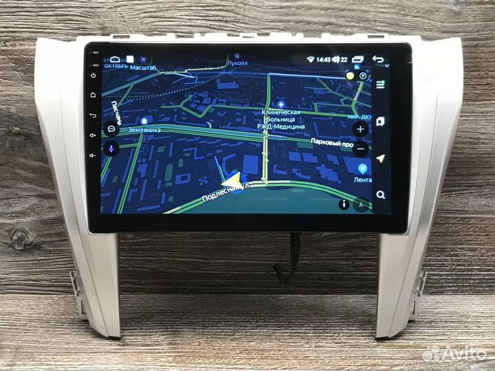 Магнитола на Toyota Camry V55 с круговым обзором