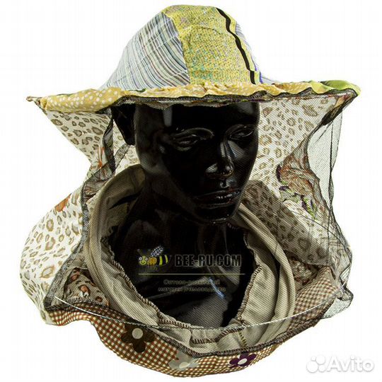 Маска пчеловода цветная (откидной верх, смесовая т