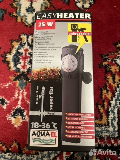 Нагреватель доя аквариума aquael easyheater 25w