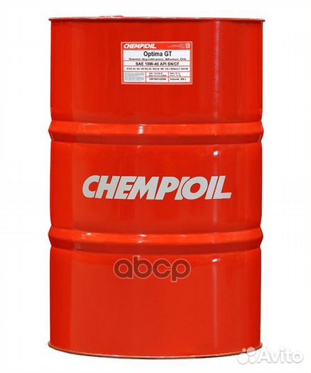 10W-40 Optima GT SN/CF, A3/B4, 208л (полусинт