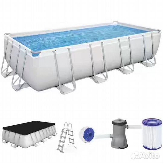 Каркасный бассей 488х244х122см, 11532л