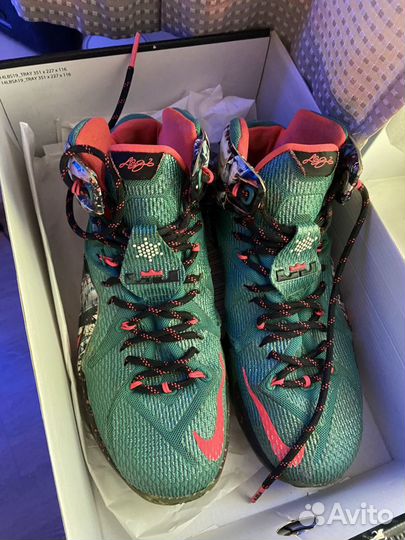 Кроссовки Nike LeBron 12 Xmas 'Akron Birch'