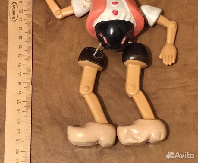 Советская кукла Буратино. Целлулоид. СССР