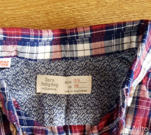 Джинсы и рубашка Zara kids (68 р-р)