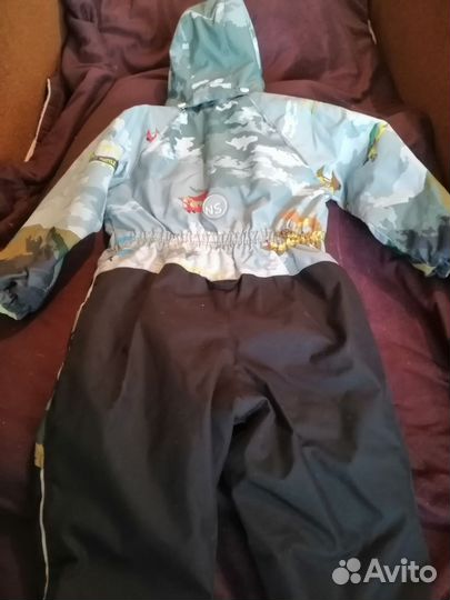 Осенний комбинезон для мальчика рост 104 - 110